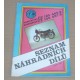 KATALOG NÁHRADNÍCH DÍLŮ - ČZ 180/487.3 + 125/488.3 - ORIGINÁLNÍ TISK